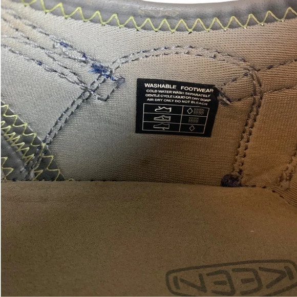 Keens Knotch Creek Sandal Waterproof  Steel Grey/ Blue Depths Size Big Kids 5 - Picture 8 of 16